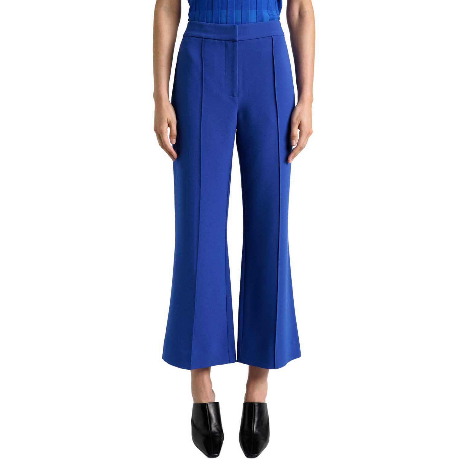 Cue Cobalt Cropped Flared Leg Pant